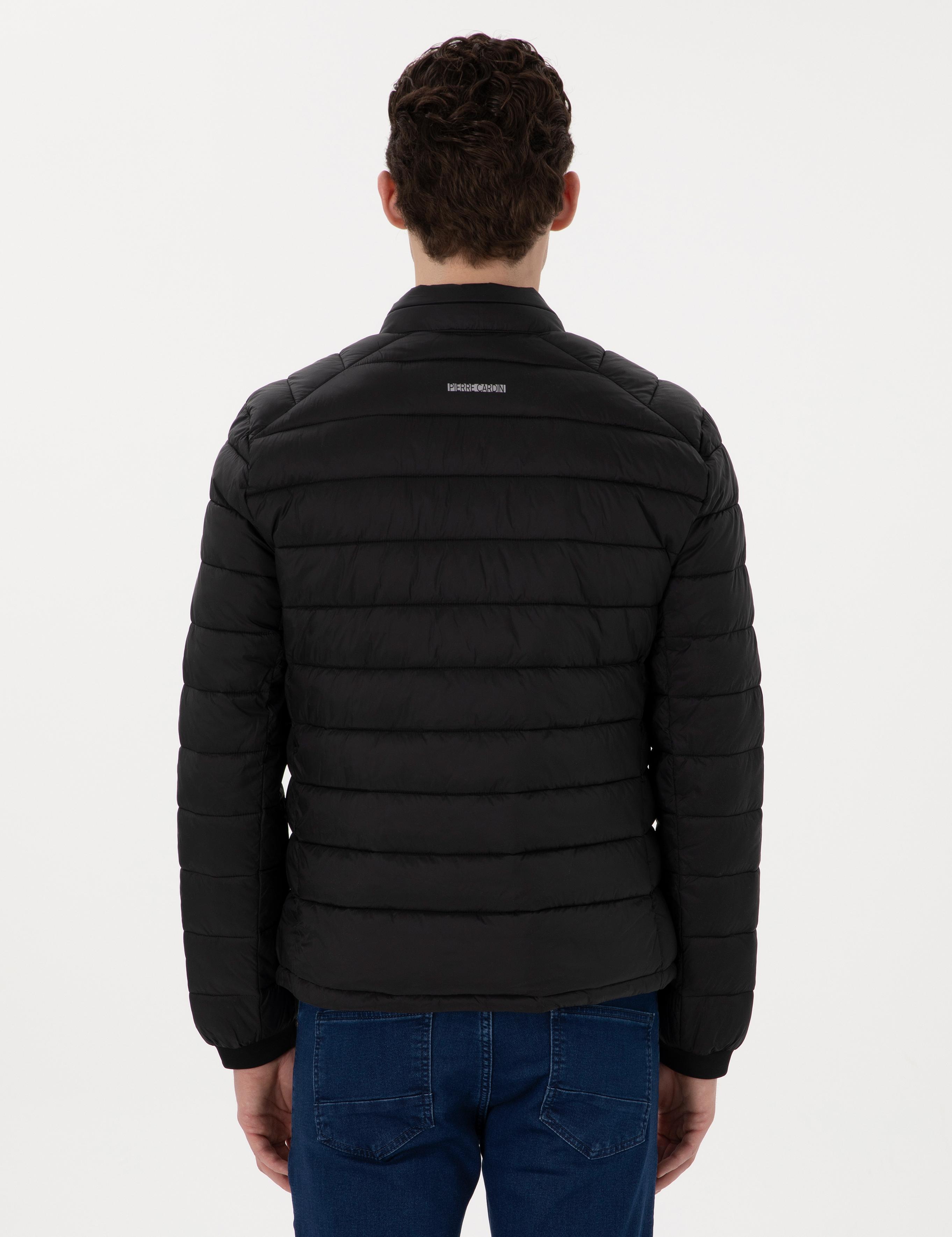 Siyah Cropped Slim Mont