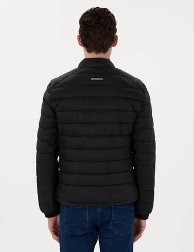Siyah Cropped Slim Mont