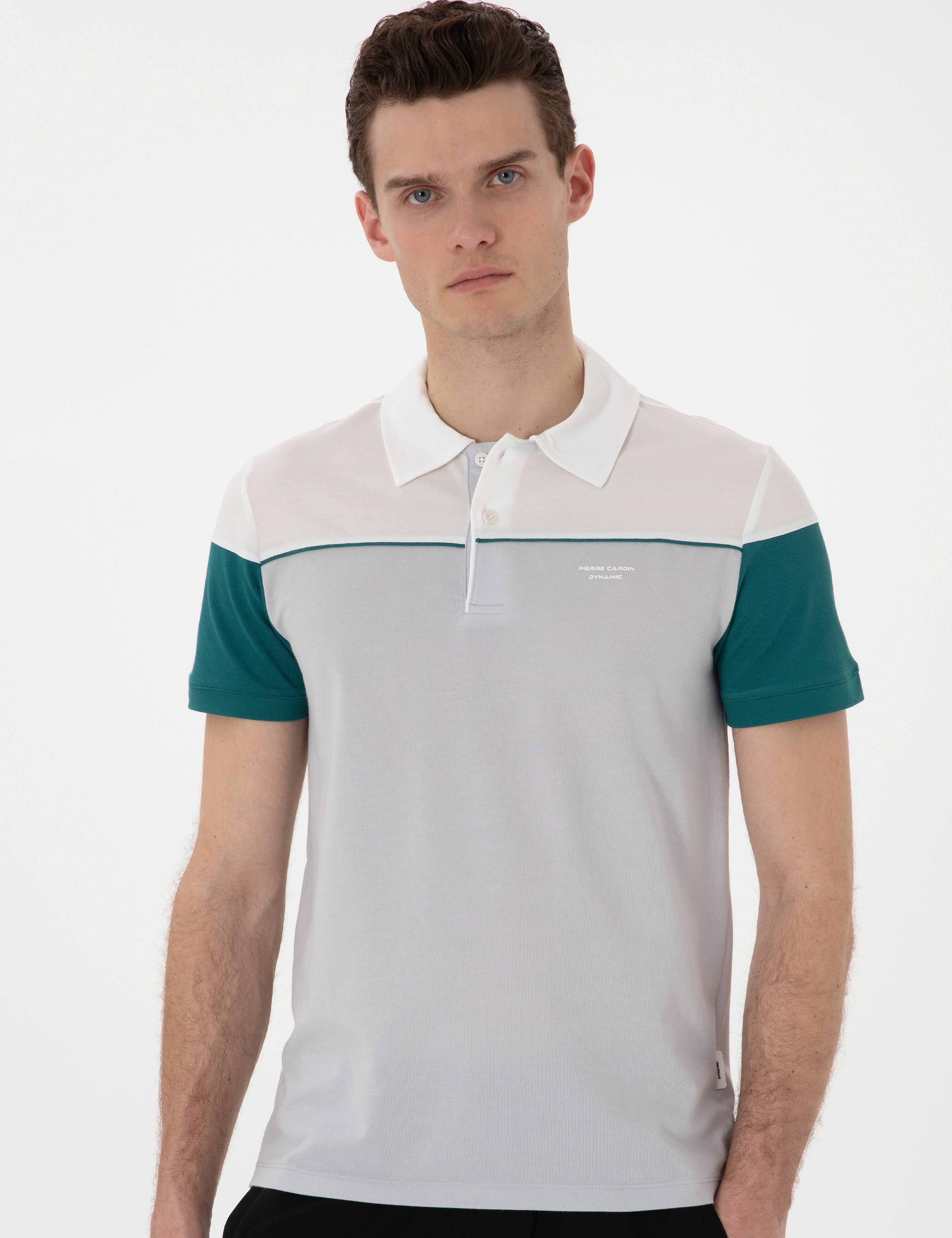 Açık Gri Slim Fit Tişört