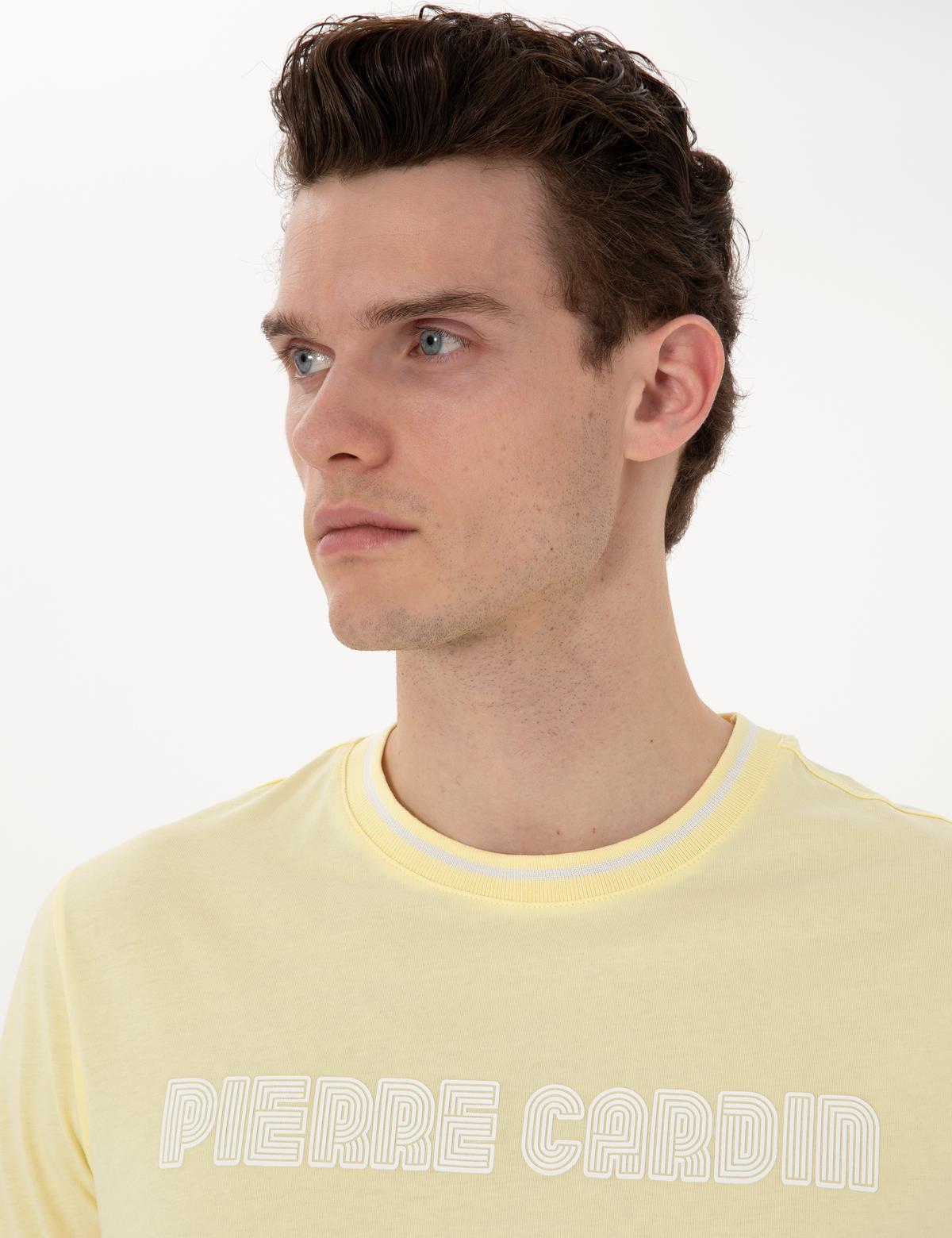 Sarı Regular Fit Tişört - 50302582203