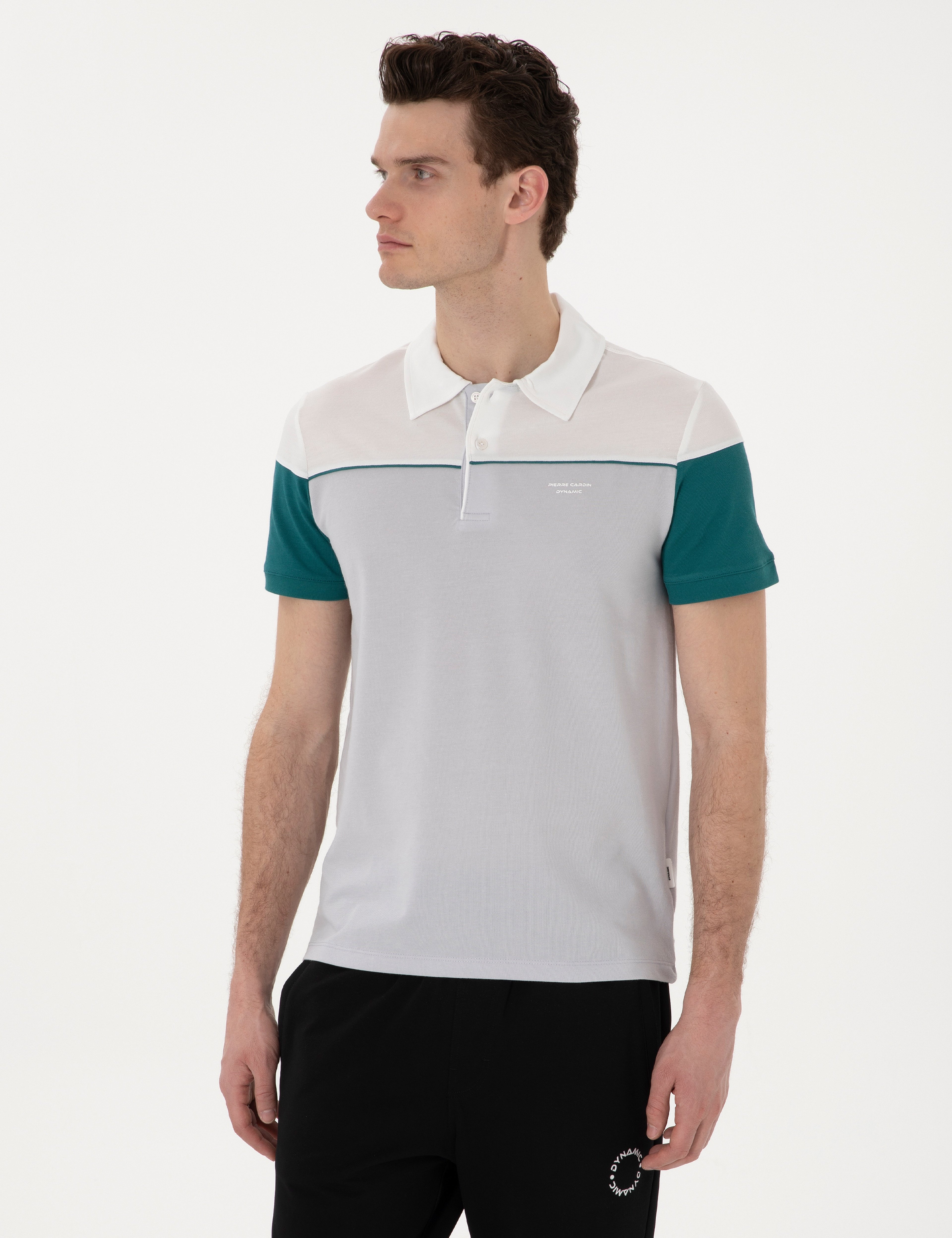 Açık Gri Slim Fit Tişört