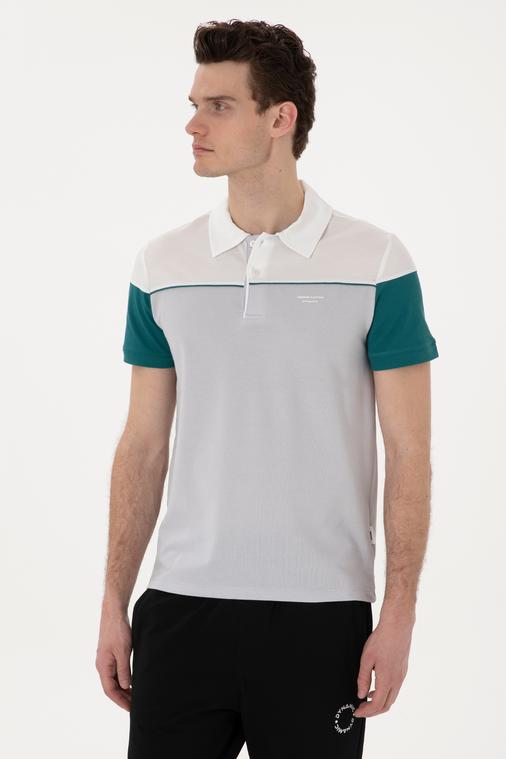 Açık Gri Slim Fit Tişört