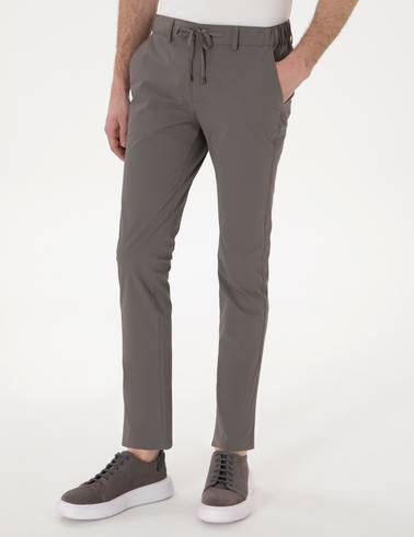 Vizon Slim Fit Jogger Kanvas Pantolon