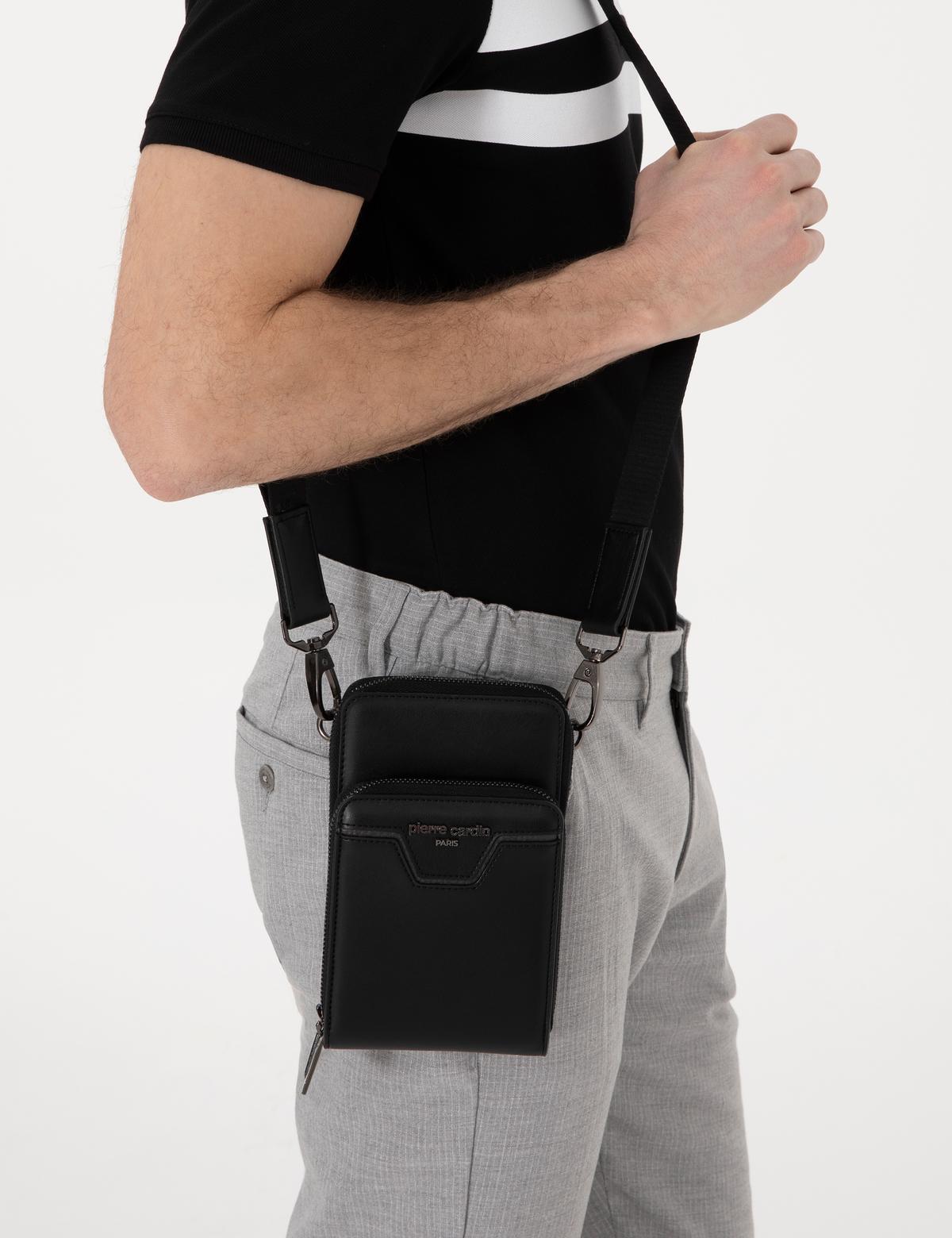 Erkek Siyah Omuz Çantası