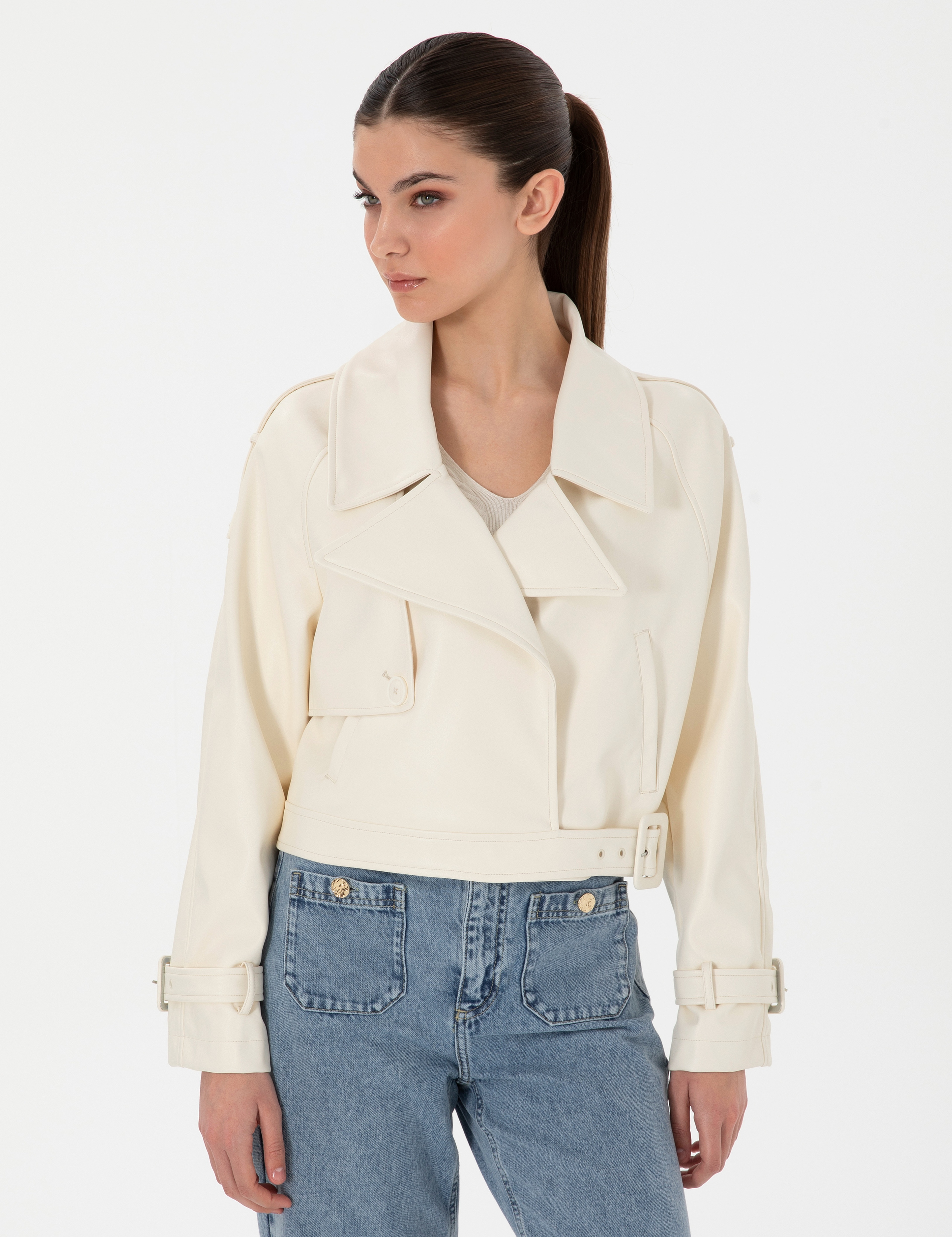 Ekru Crop Top Mont - Image 1