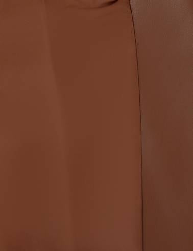 Kahverengi Crop Top Mont