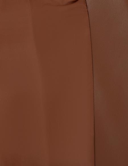 Kahverengi Crop Top Mont - 50306882002