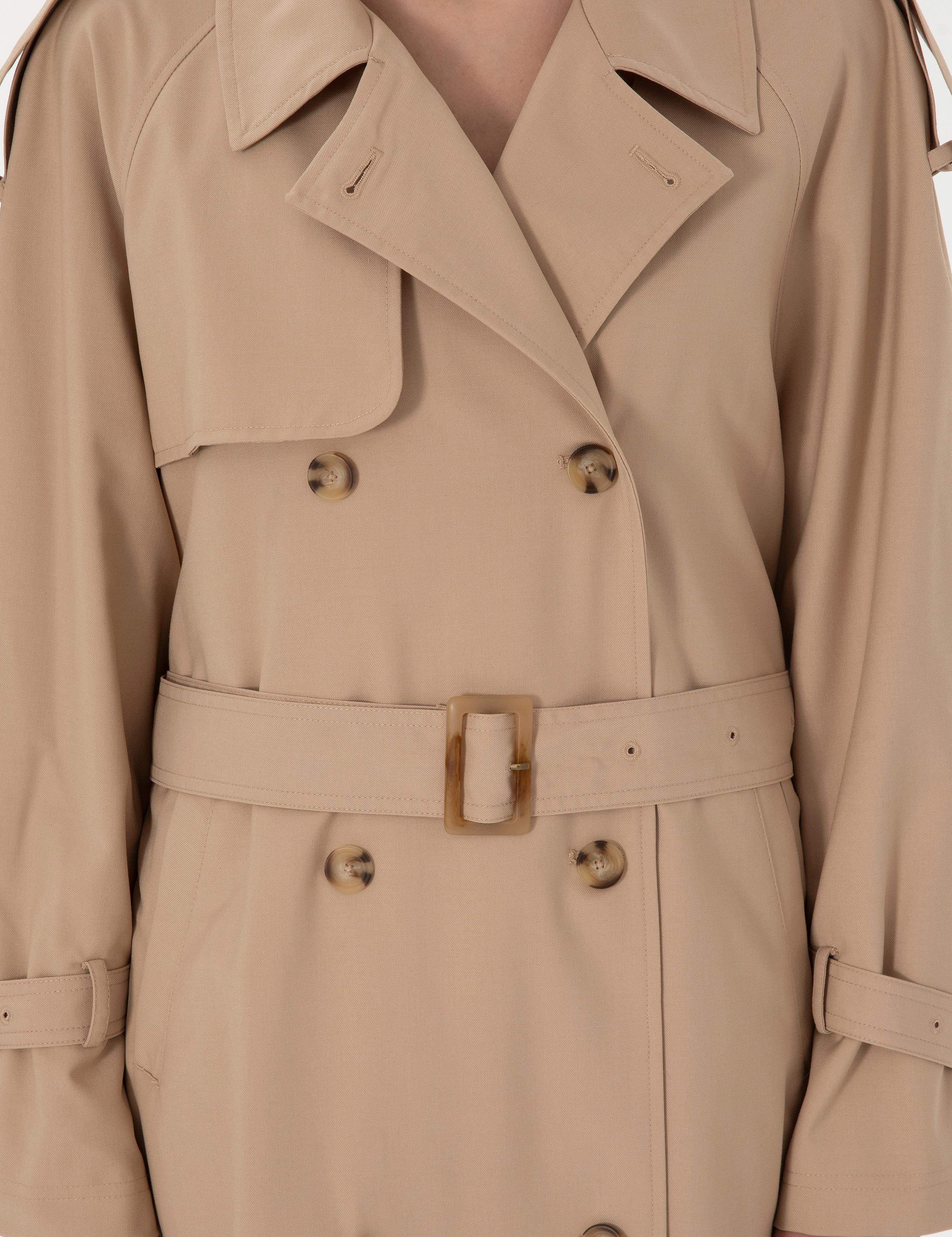 Bej Oversize Trençkot