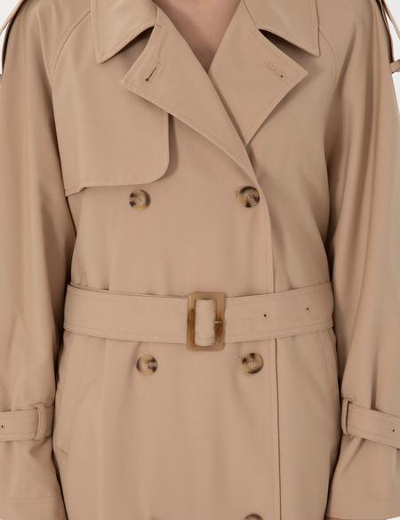 Bej Oversize Trençkot - 50300859001