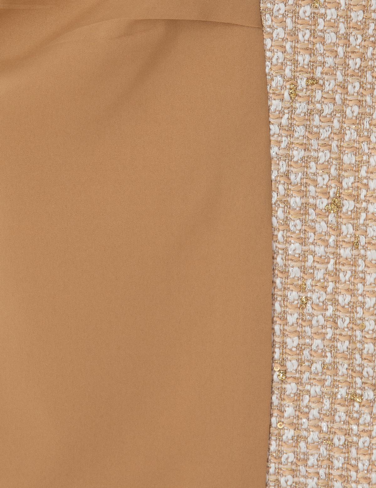 Bej Crop Top Ceket - 50300056003