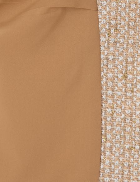 Bej Crop Top Ceket - 50300056003