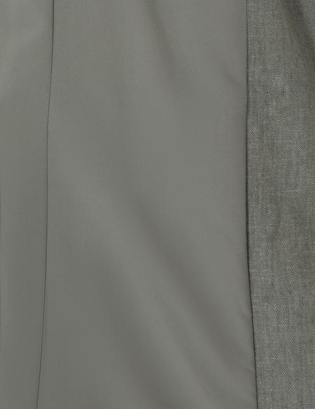 Haki Slim Fit Keten Karışımlı Ceket - 50299966025