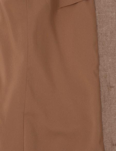 Camel Slim Fit Keten Karışımlı Ceket - 50299966003