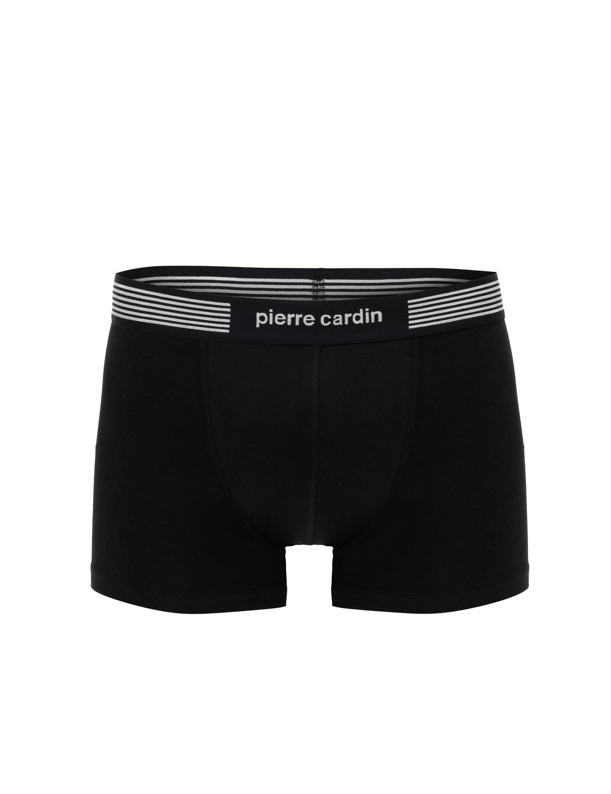 Siyah - Lacivert Pamuk Modal Karışımlı 3'lü Boxer - 50315165001