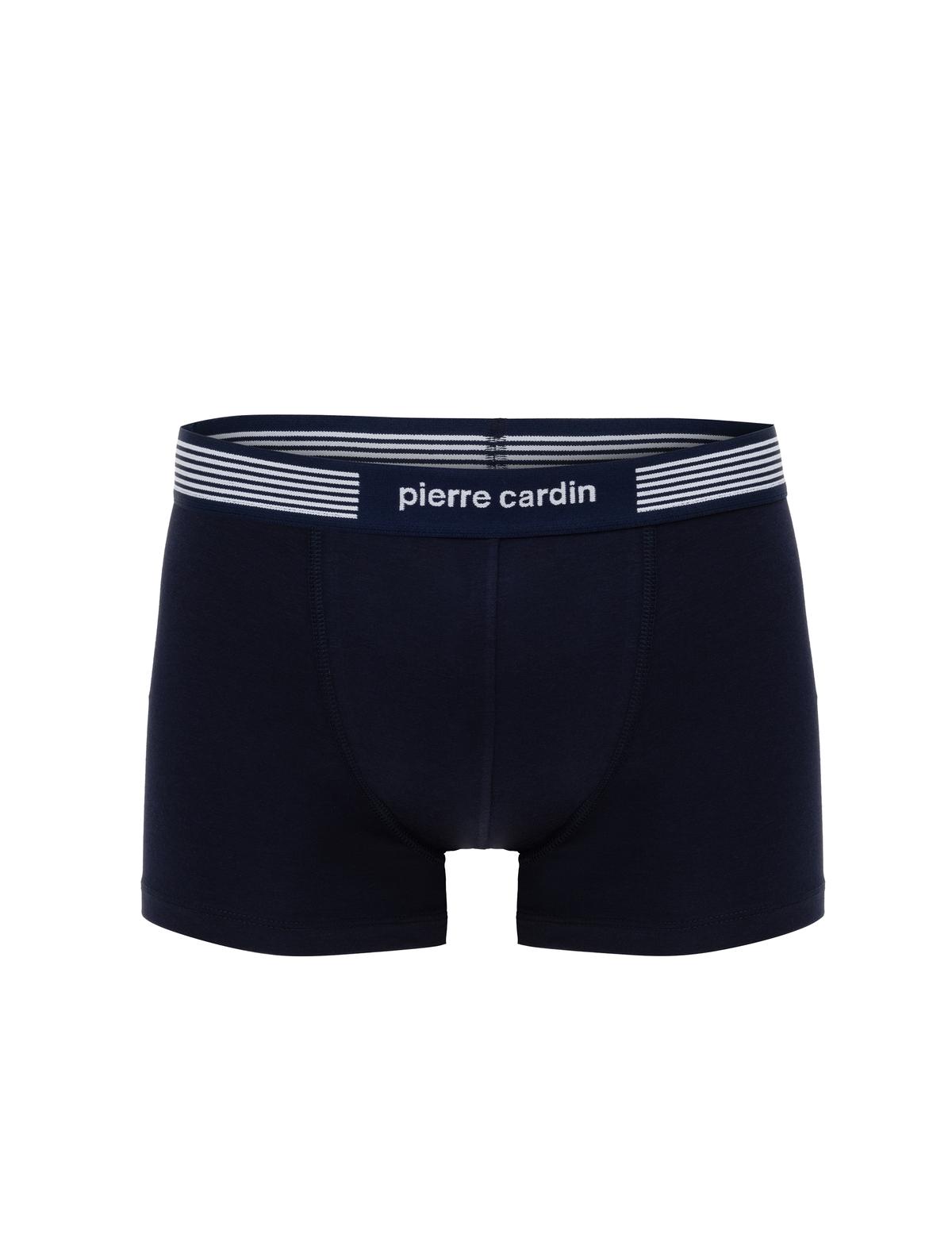 Siyah - Lacivert Pamuk Modal Karışımlı 3'lü Boxer - 50315165001