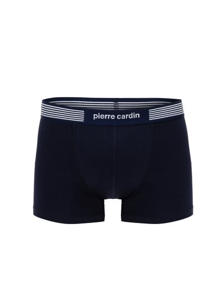 Siyah - Lacivert Pamuk Modal Karışımlı 3'lü Boxer - 50315165001