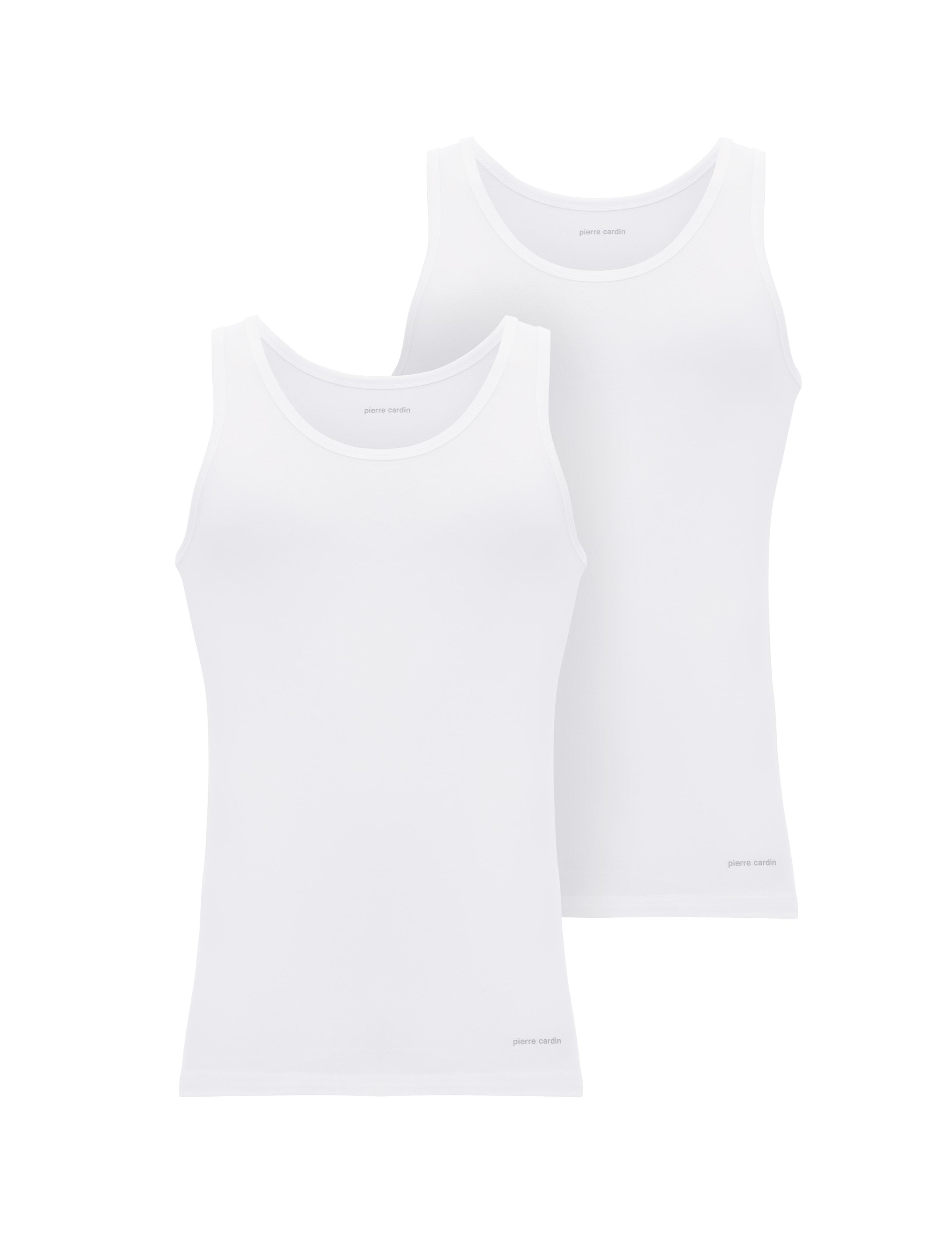 Beyaz Pamuk Modal Karışımlı 2'li Atlet