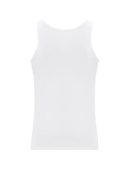 Beyaz Pamuk Modal Karışımlı 2'li Atlet - 50315166003