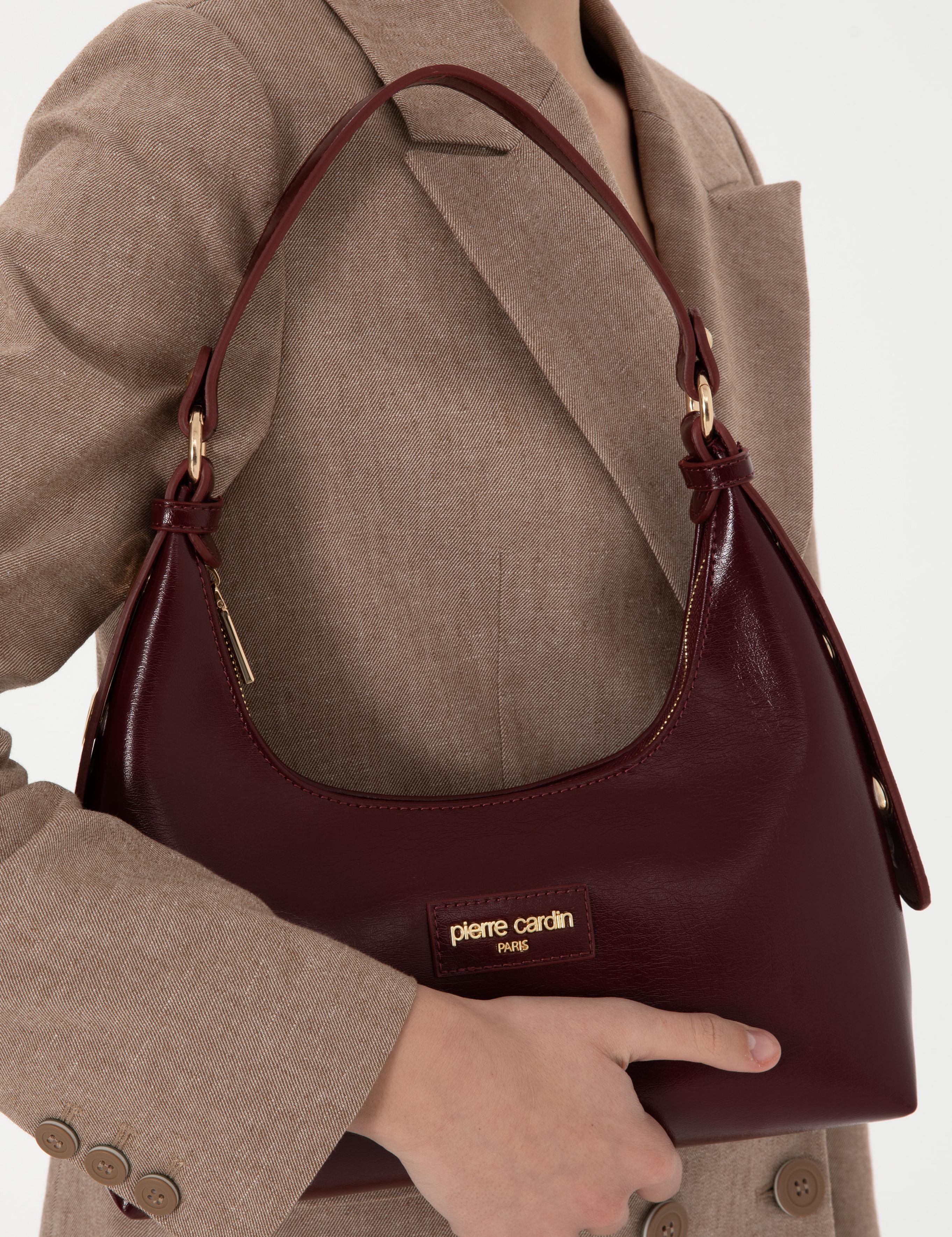 Bordo Omuz Çantası