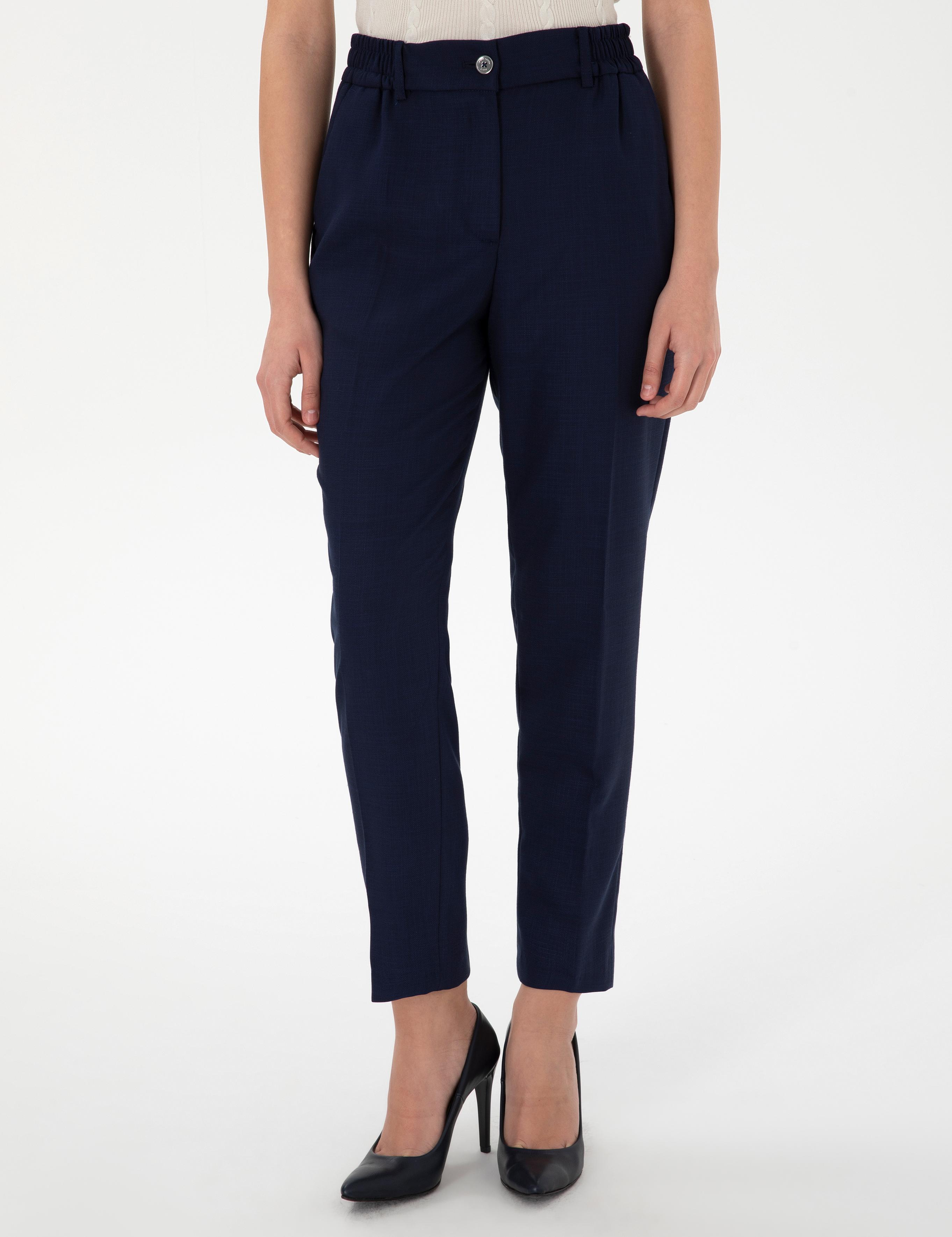 Lacivert Kumaş Pantolon