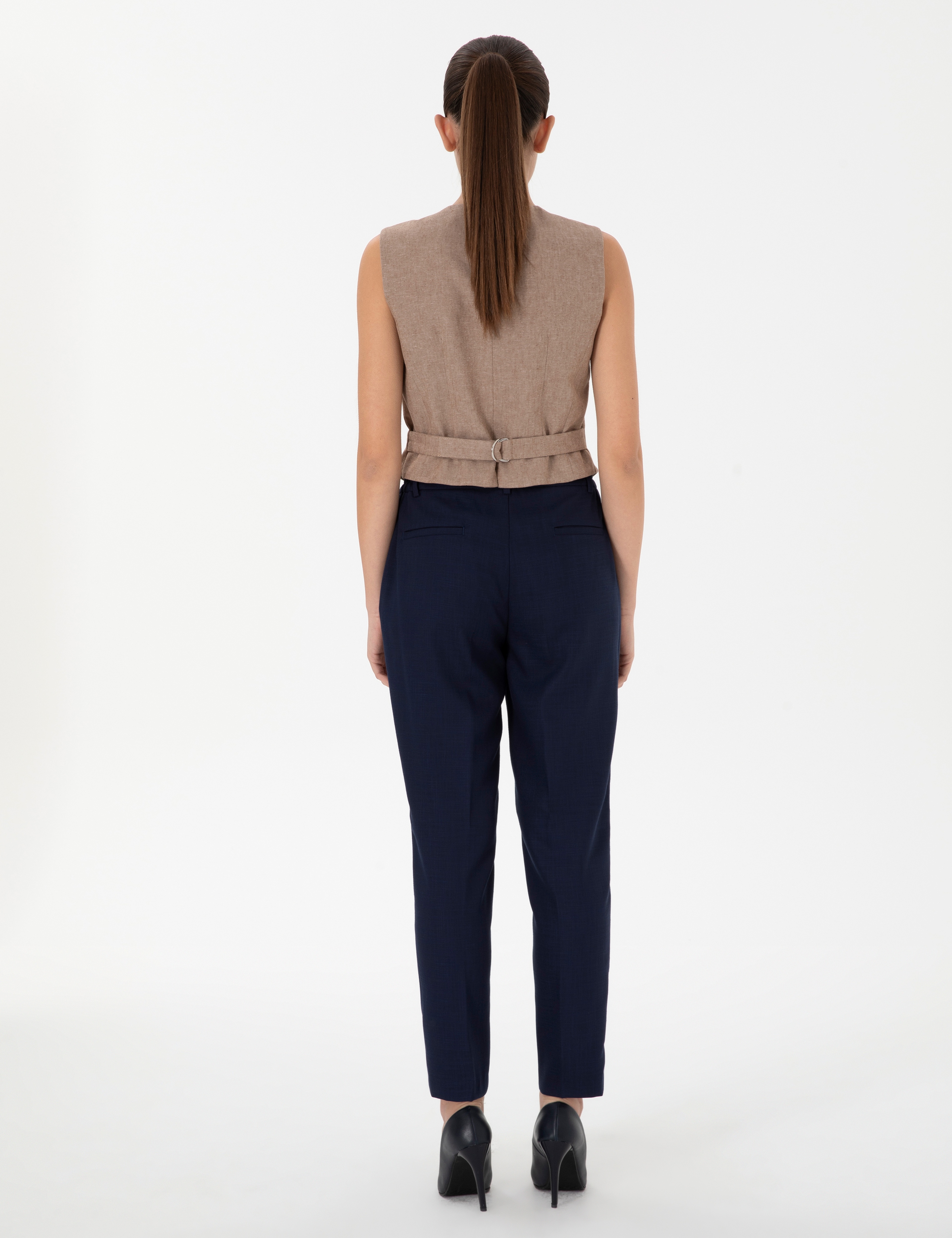 Lacivert Kumaş Pantolon - Image 4