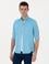 Aqua Keten Görünümlü Slim Fit Uzun Kollu Gömlek