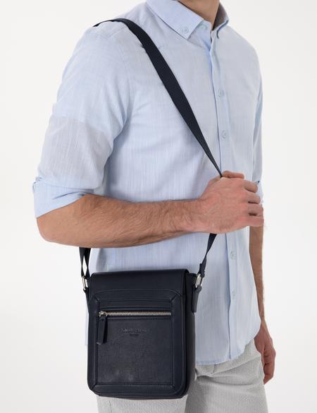 Erkek Lacivert Omuz Çantası - 50308035002