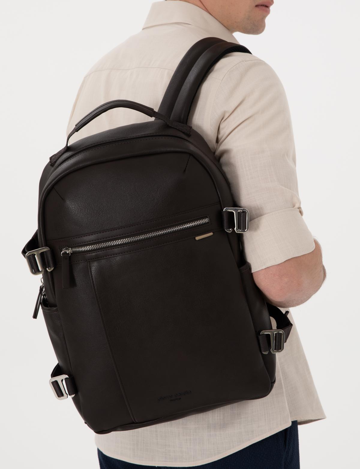 Erkek Kahverengi Sırt Çantası