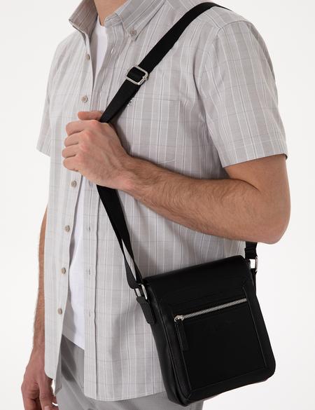 Erkek Siyah Omuz Çantası - 50308035001