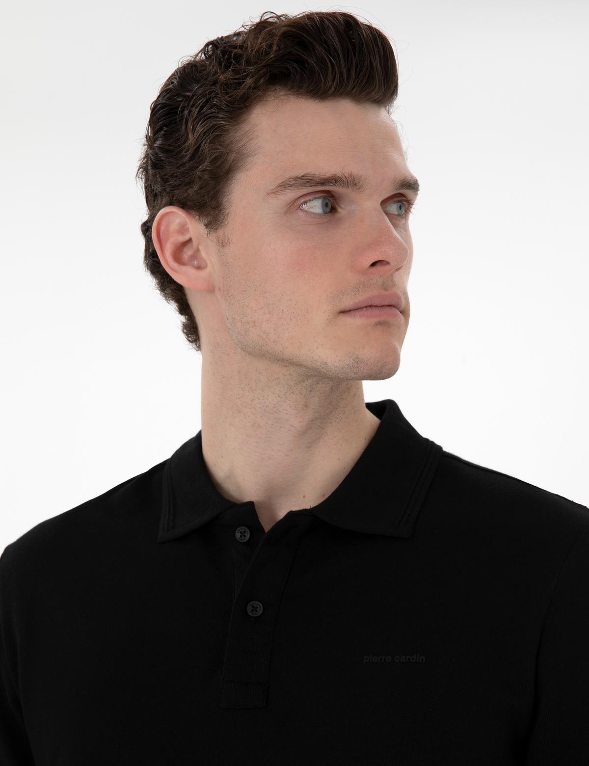 Siyah Slim Fit Sweatshirt - 50313217004