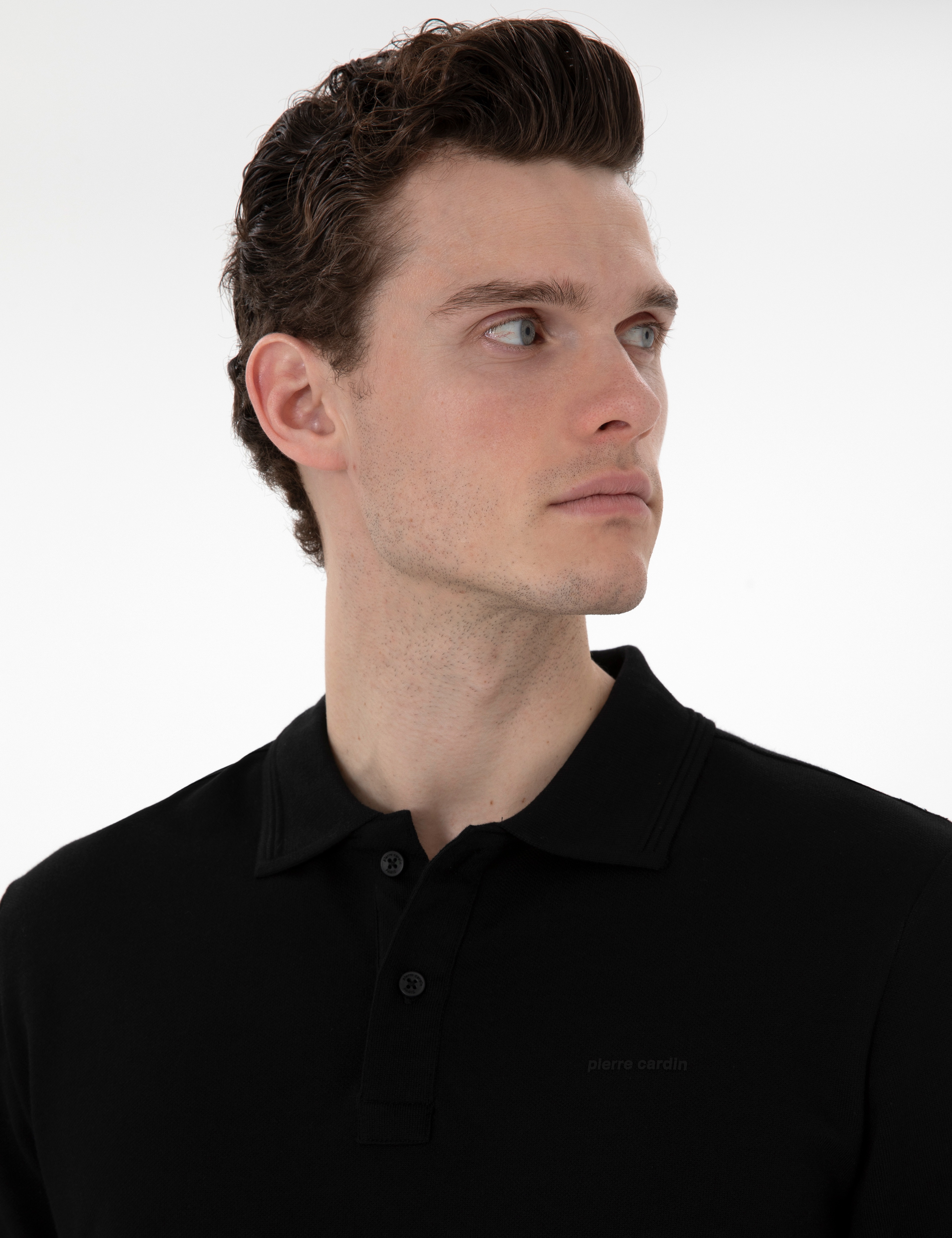 Siyah Slim Fit Sweatshirt - Image 2