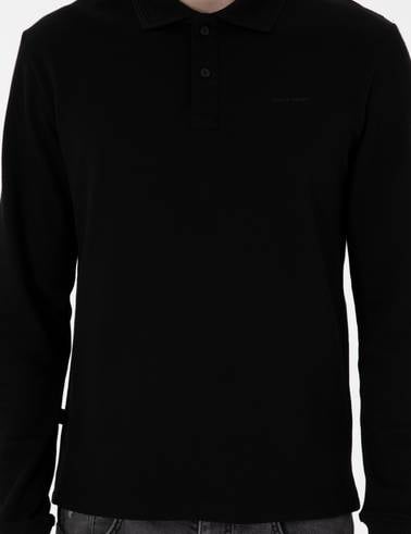 Siyah Slim Fit Sweatshirt