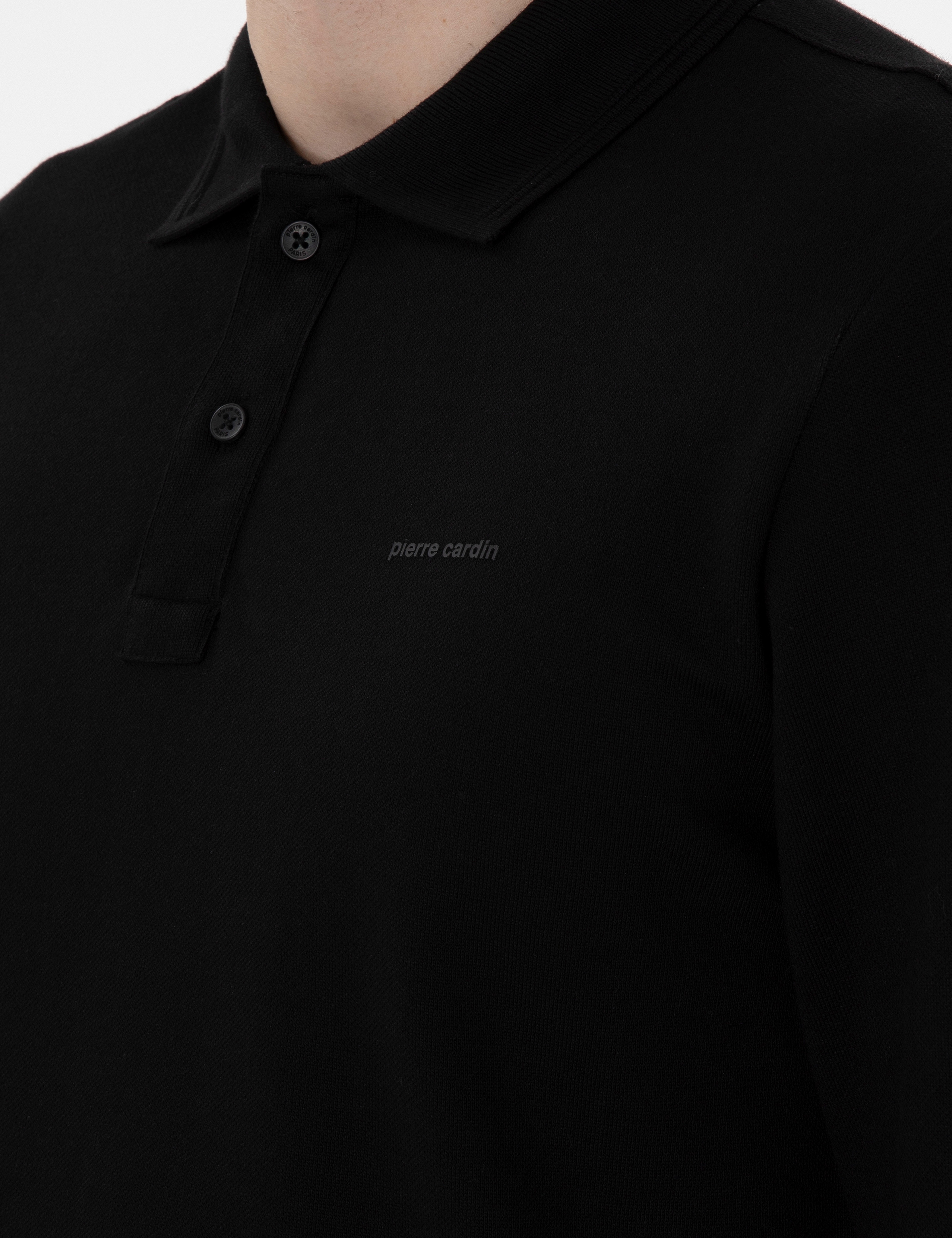 Siyah Slim Fit Sweatshirt - Image 7