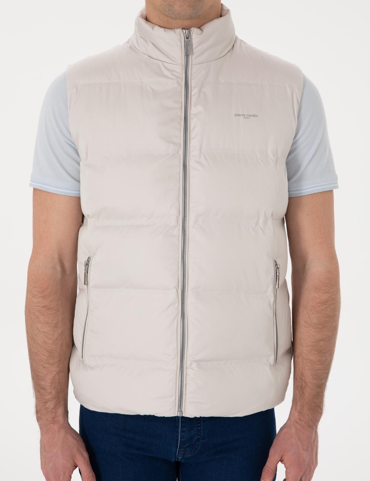 Ekru Dolgulu Şişme Yelek - 50304949005