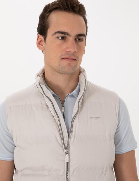 Ekru Dolgulu Şişme Yelek - 50304949005