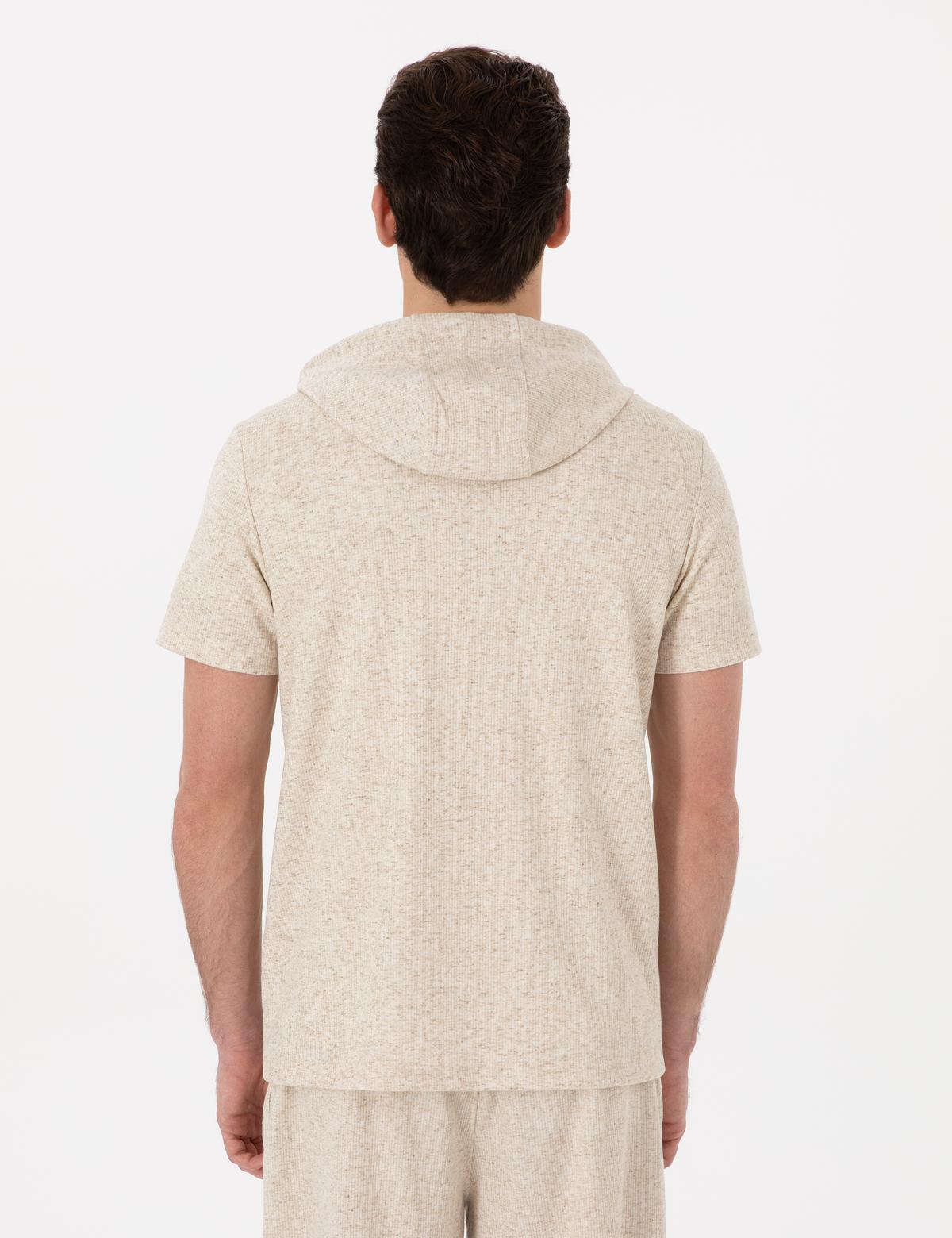 Bej Regular Fit Örme Gömlek - 50302564212