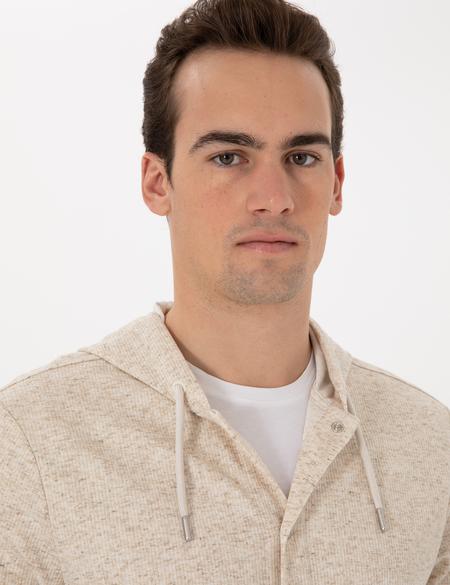 Bej Regular Fit Örme Gömlek - 50302564212