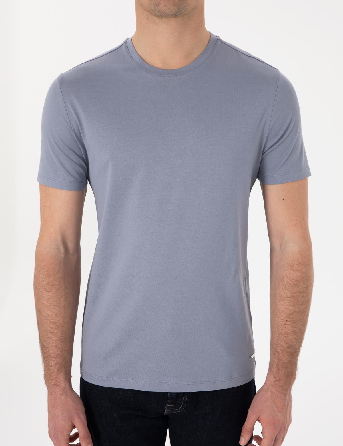 Mavi Slim Fit Merserize Basic Tişört - 50302560046