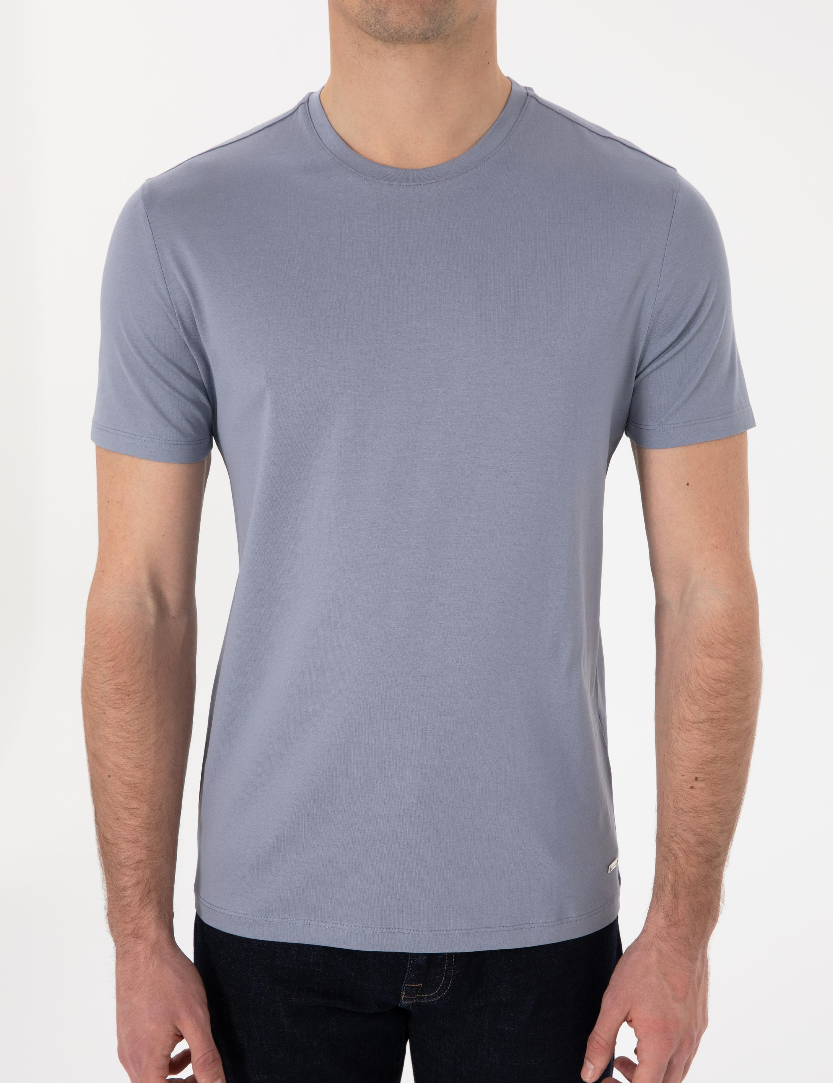 Mavi Slim Fit Merserize Basic Tişört