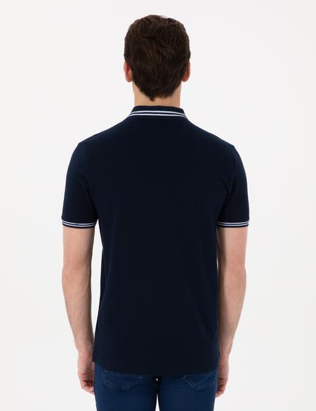 Lacivert Slim Fit Tişört - 50302607053