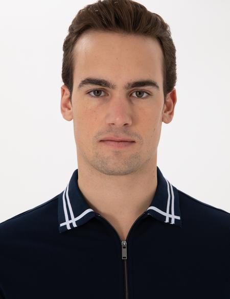 Lacivert Slim Fit Tişört - 50302607053