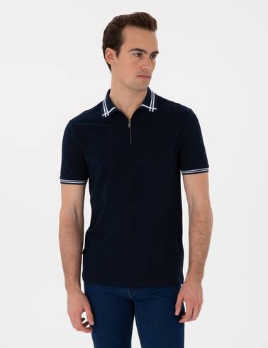 Lacivert Slim Fit Tişört