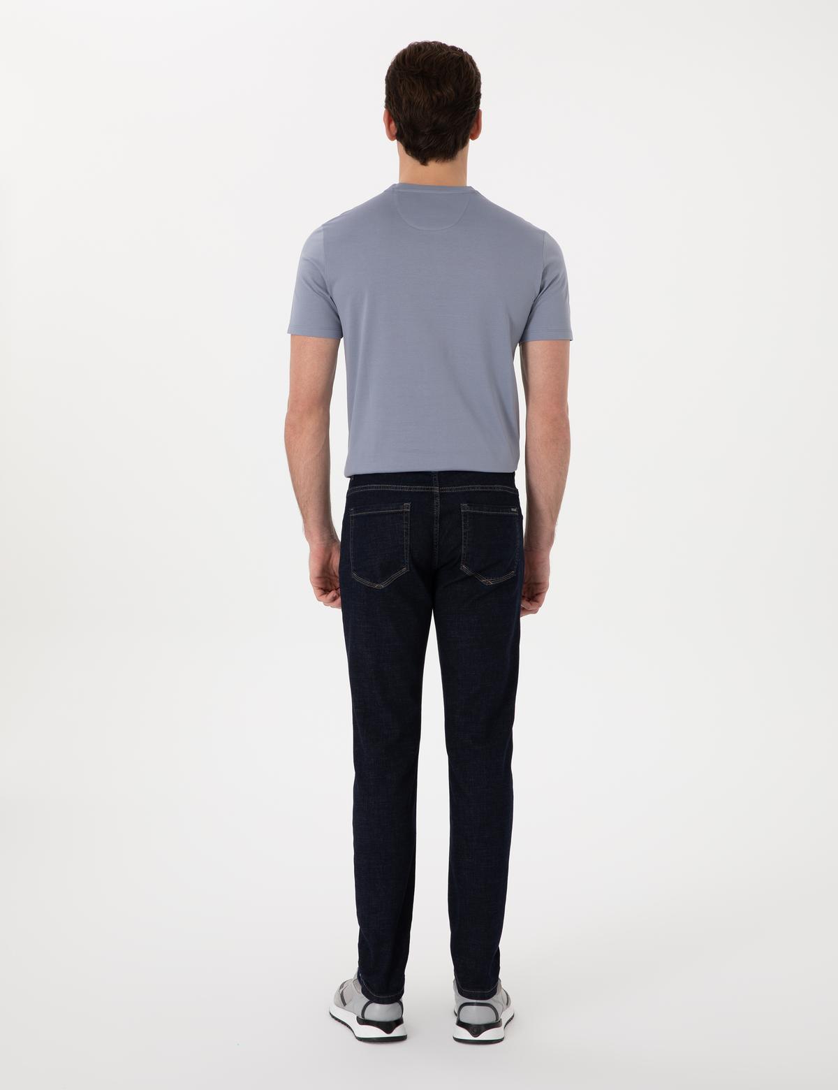 Lacivert Slim Fit Jean Pantolon - 50302680041