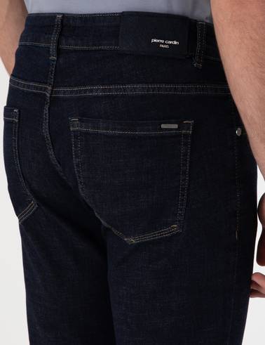Lacivert Slim Fit Jean Pantolon
