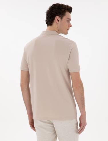 Taş Regular Fit %100 Pamuk Cepli Polo Yaka Basic Tişört
