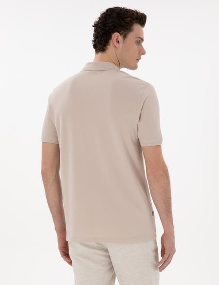 Taş Regular Fit %100 Pamuk Polo Yaka Basic Tişört - 50306552034