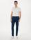 İndigo Slim Fit Beli Lastikli Kanvas Pantolon