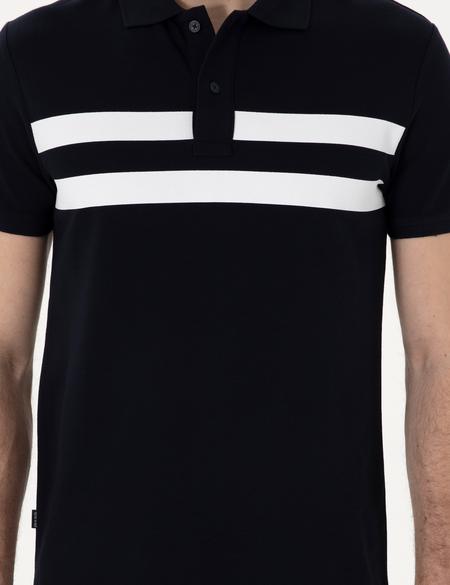 Lacivert Slim Fit Tişört - 50310154001