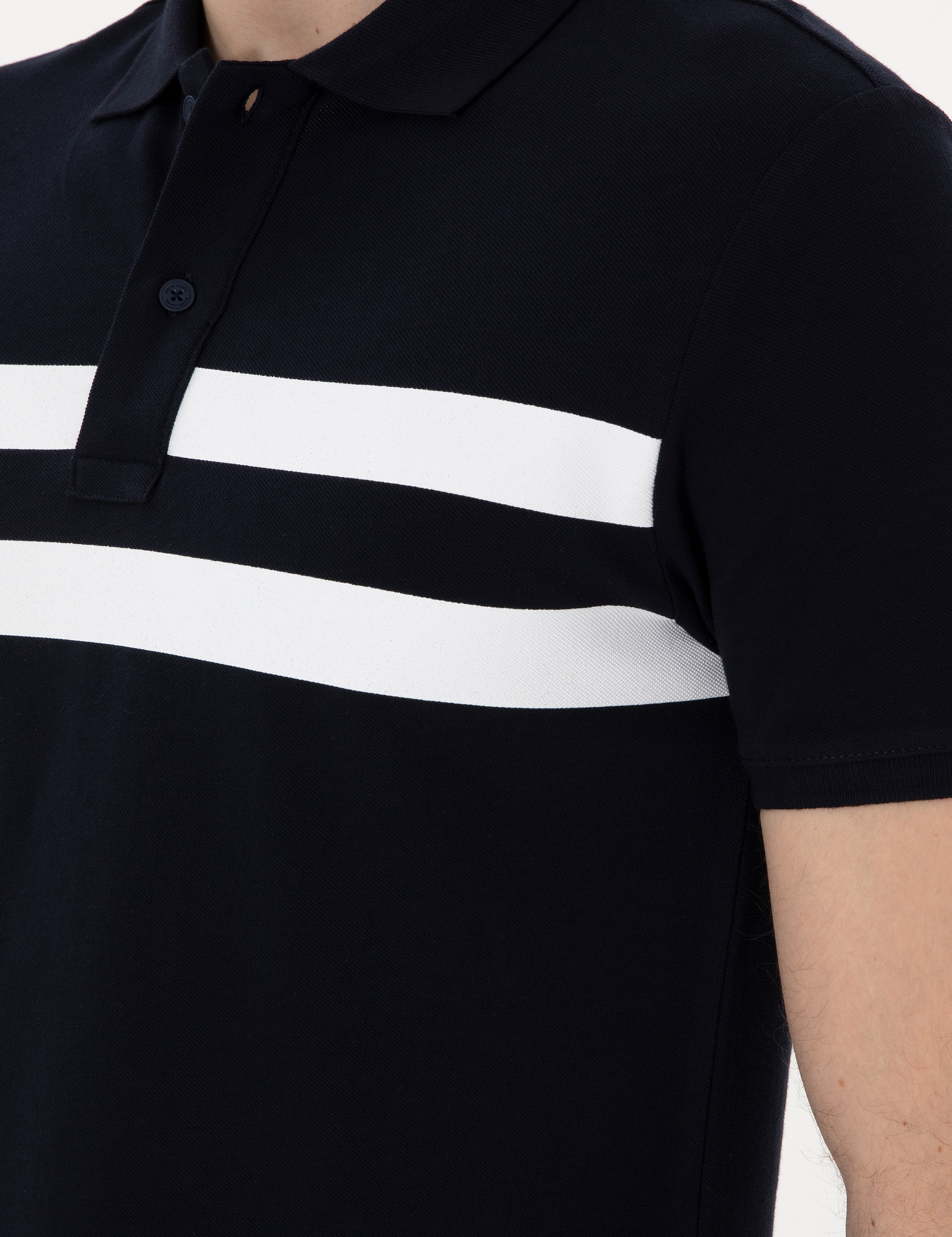 Lacivert Slim Fit Tişört - Image 7