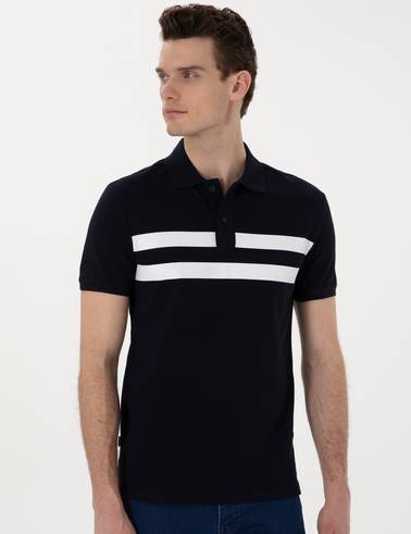 Lacivert Slim Fit Tişört